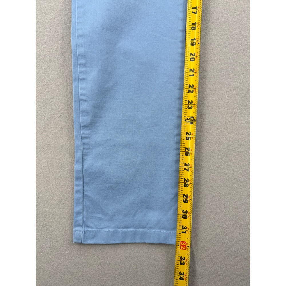 Vineyard Vines Mens Slim Fit Chino Pants Light Blue Cotton Stretch 28x32 Preppy - Picture 7 of 11
